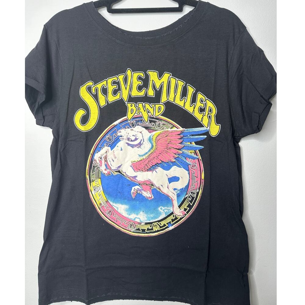 NWT Recycled Karma Steve Miller Band Book of Dreams Tour Black T-Shirt Sz S